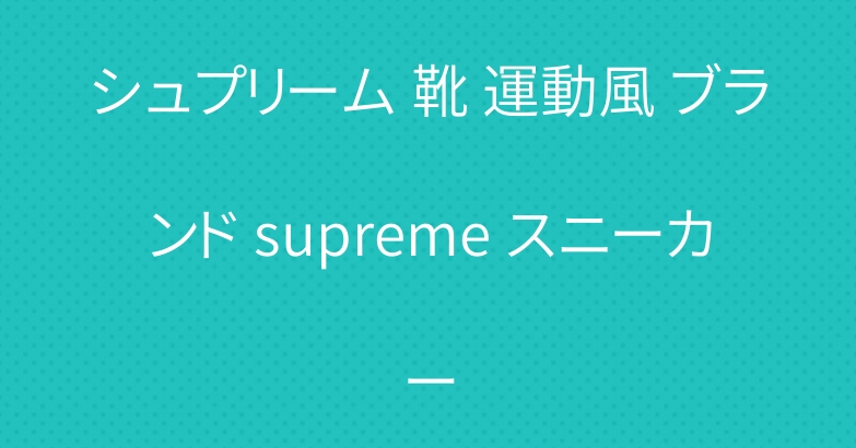 シュプリーム 靴 運動風 ブランド supreme スニーカー