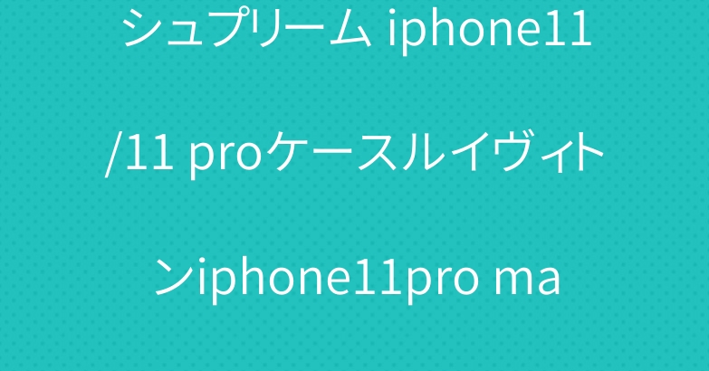 シュプリーム iphone11/11 proケースルイヴィトンiphone11pro maxケース 人気コラボ手帳型