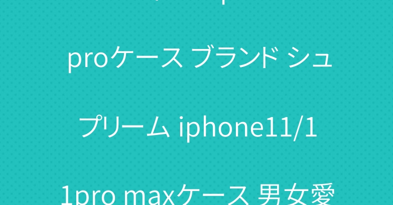 ルイヴィトン iphone11 proケース ブランド シュプリーム iphone11/11pro maxケース 男女愛用
