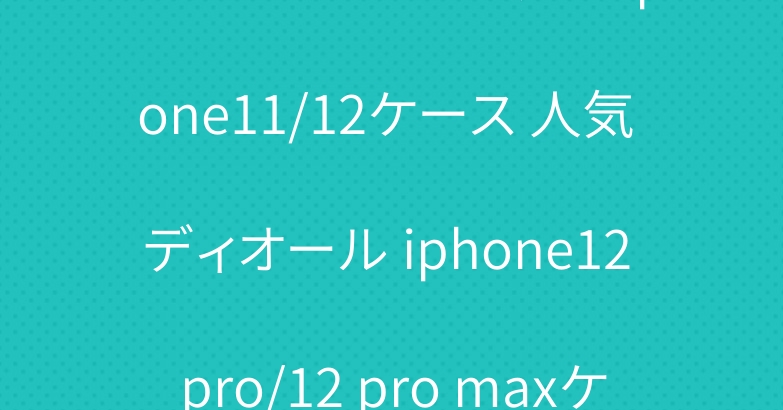 シュプリームジョーダン iphone11/12ケース 人気 ディオール iphone12 pro/12 pro maxケース