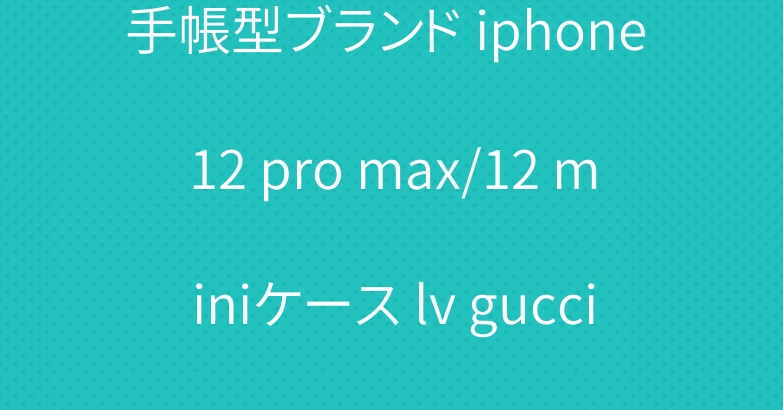 手帳型ブランド iphone 12 pro max/12 miniケース lv gucci バーバリー メンズ向け