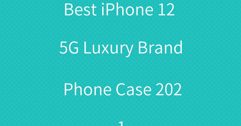 Best iPhone 12 5G Luxury Brand Phone Case 2021