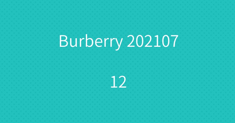 Burberry 20210712