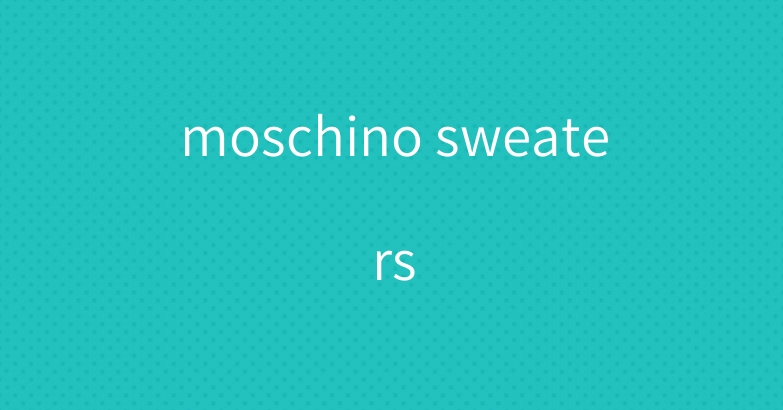 moschino sweaters