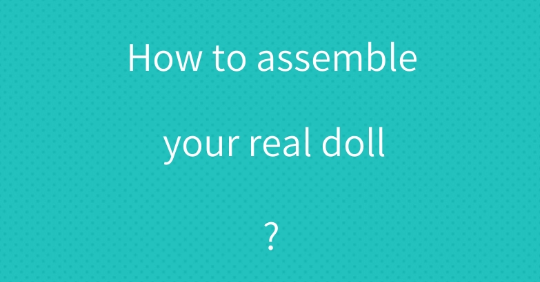 How to assemble your real doll?