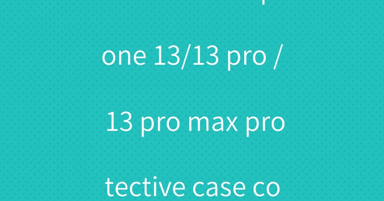 Brand Prada iphone 13/13 pro / 13 pro max protective case cover