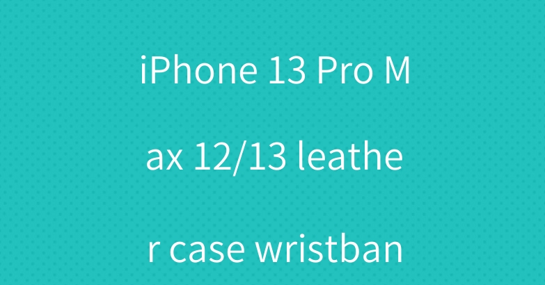 celine dior lv iPhone 13 Pro Max 12/13 leather case wristband
