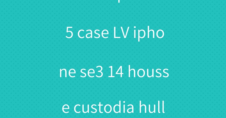 Chanel ipad air 5 case LV iphone se3 14 housse custodia hulle