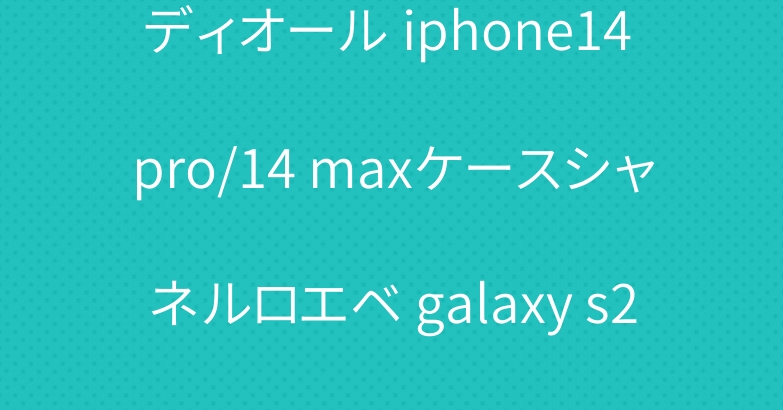 ディオール iphone14 pro/14 maxケースシャネルロエベ galaxy s22 ultraケース定番人気