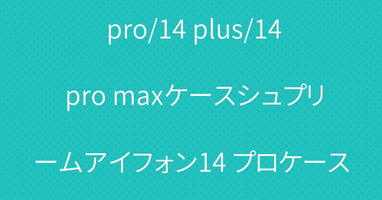 クロムハーツ iphone14 pro/14 plus/14 pro maxケースシュプリームアイフォン14 プロケースiphone14プラスケース潮流人気