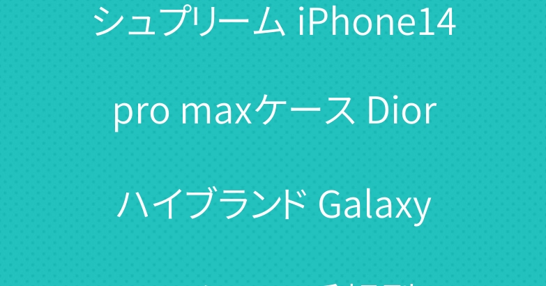 シュプリーム iPhone14pro maxケース Dior ハイブランド Galaxy A53ケース 手帳型