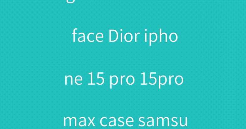 gucci the north face Dior iphone 15 pro 15pro max case samsung s23 cover