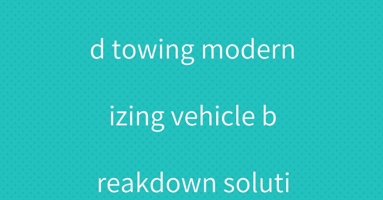 How is on-demand towing modernizing vehicle breakdown solutions?